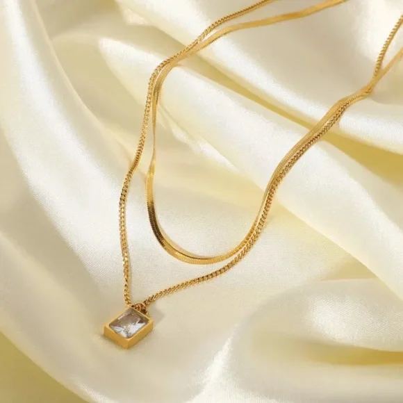 GP Double layered necklace - Picture 6 of 7